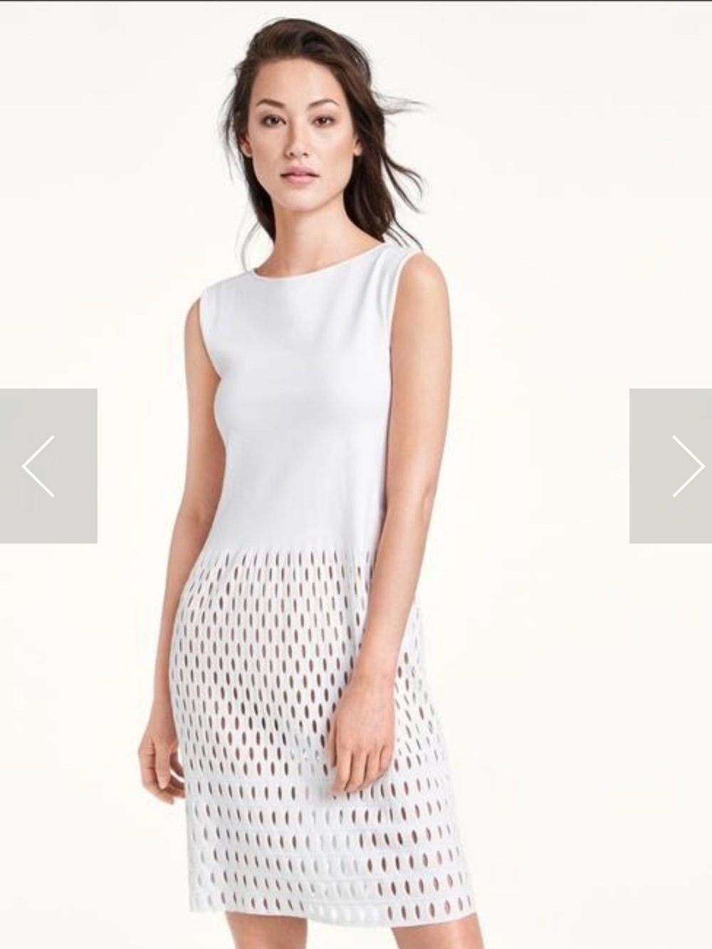 Wolford sleeveless laser cut dress